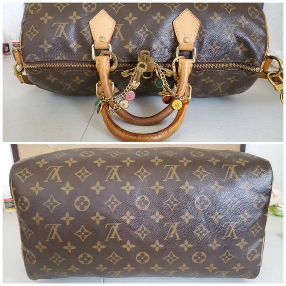 LOUIS VUITTON Monogram Bandouliere Speedy 35 Bag - Picture 10 of 14